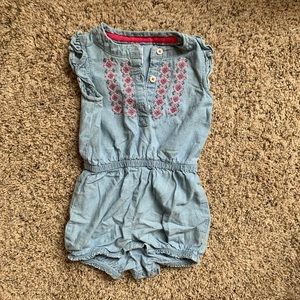 Denim Romper